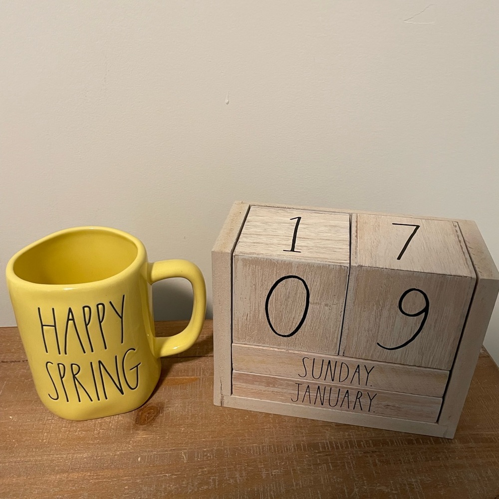 New Rae Dunn happy spring mug